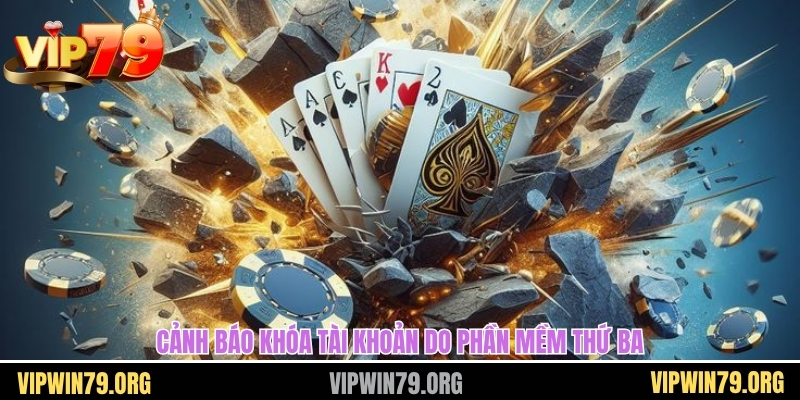 Cảnh báo khóa tài khoản do phần mềm thứ ba